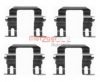 METZGER 109-1275 Accessory Kit, disc brake pads